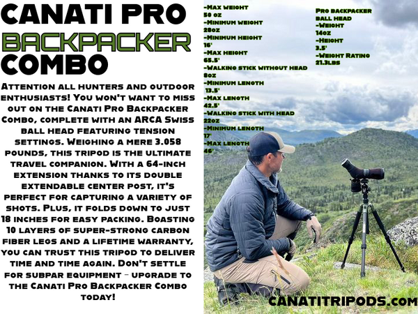 Canati Pro Backpacker Combo